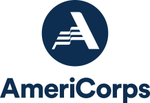 Americorps Seconday logo Navy small
